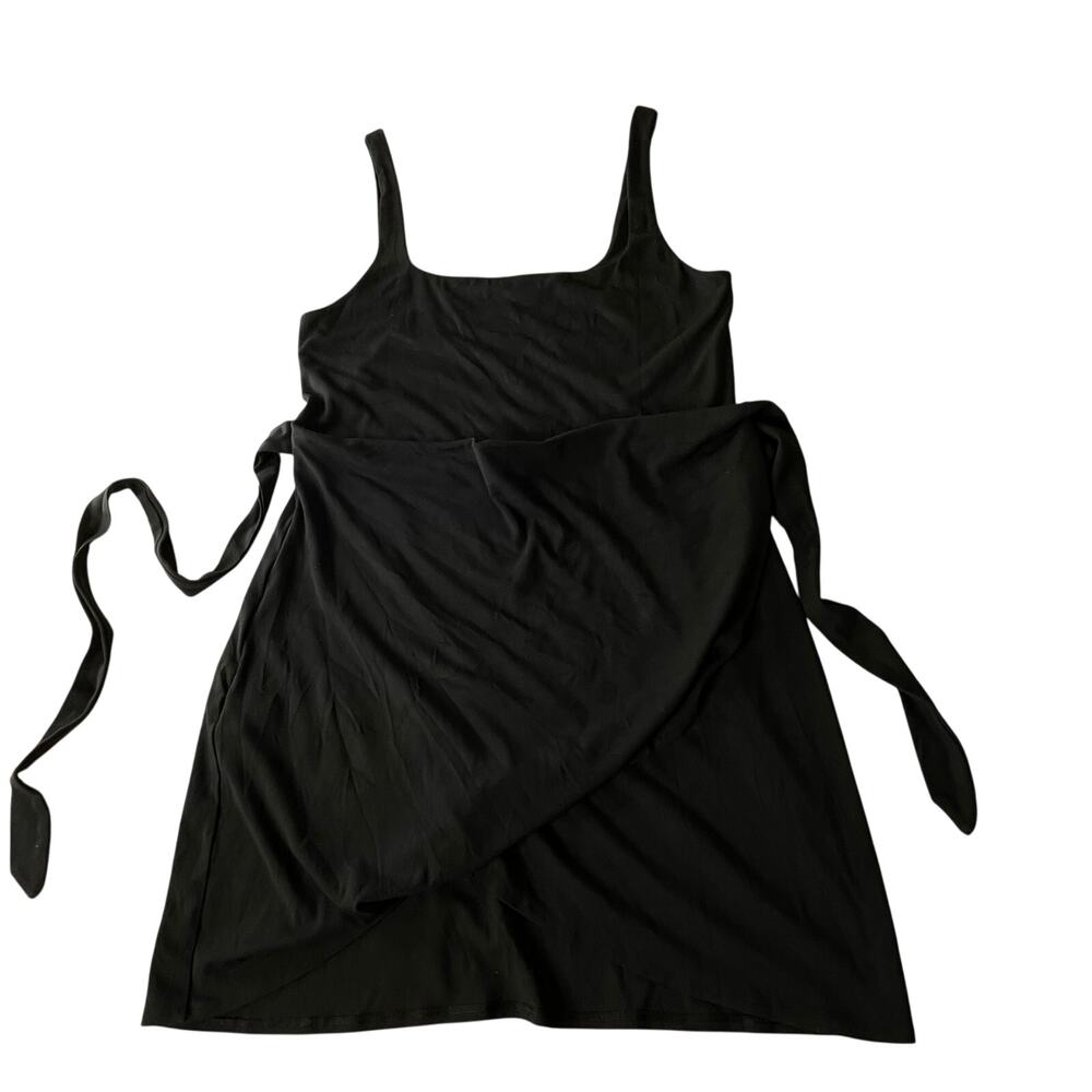 Wilfred Black Mini Wrap Dress